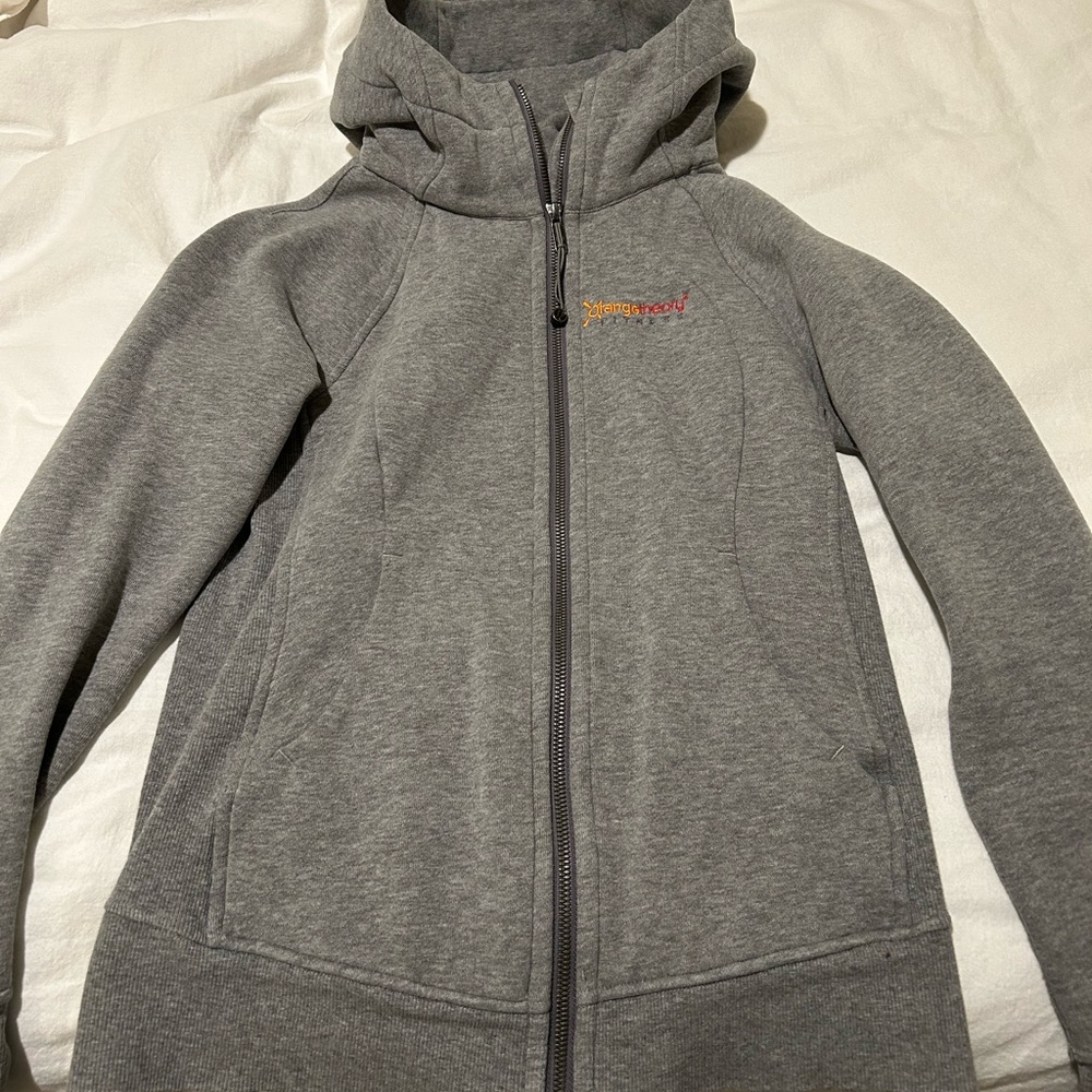 Grey Orangetheory Lululemon Scuba hoodie